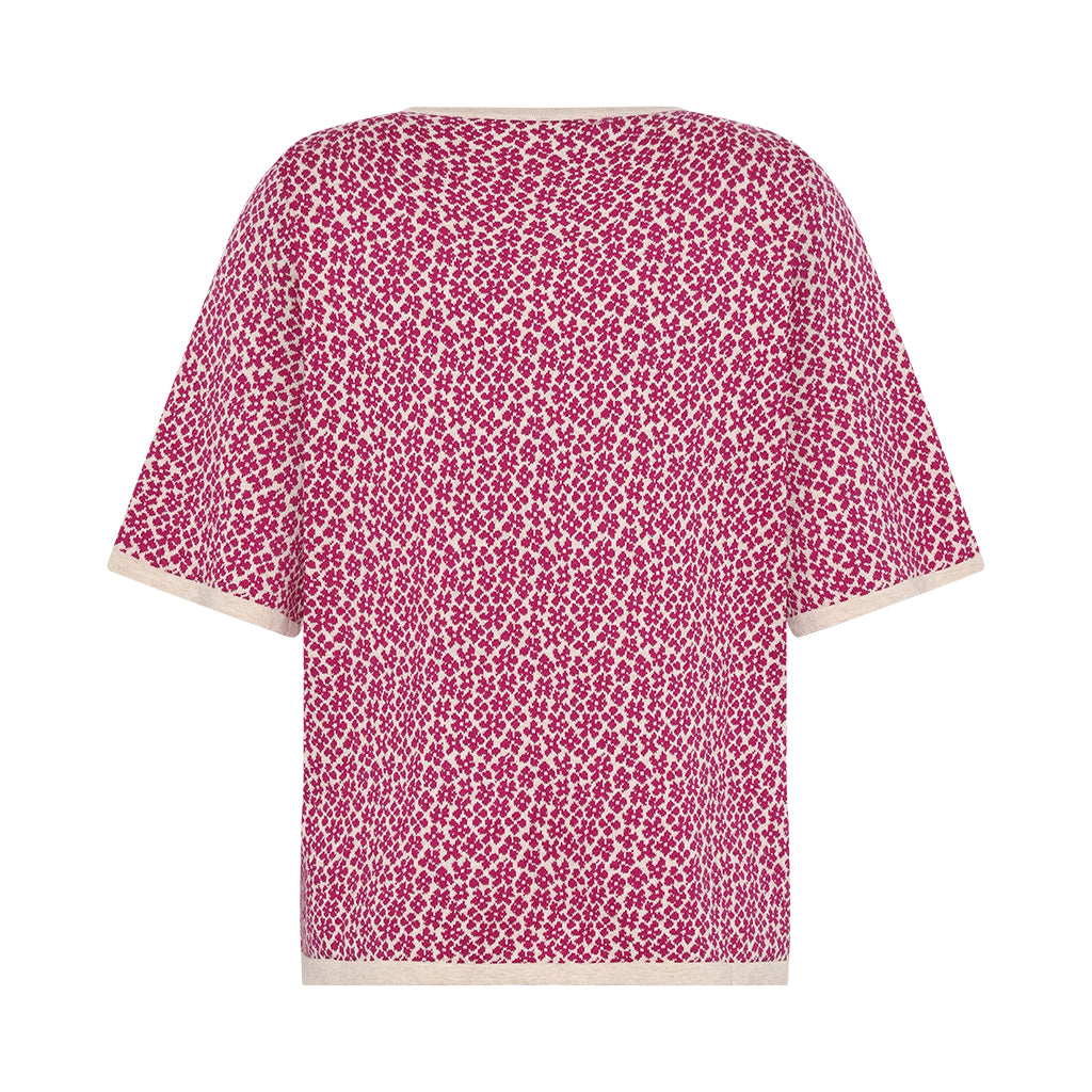 Fuschia pink Floss cotton Top by Mansted for women