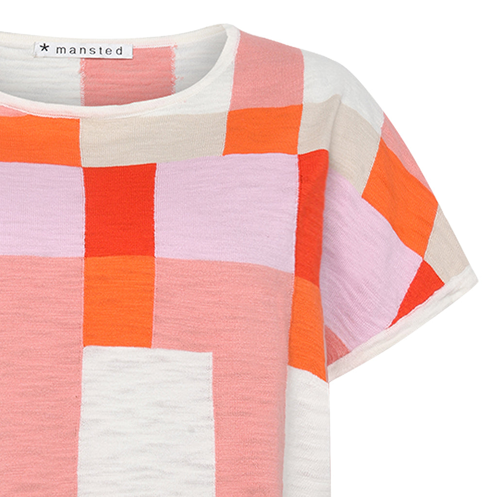 Cherry Top in Sunny Orange by Mansted for women made with cotton