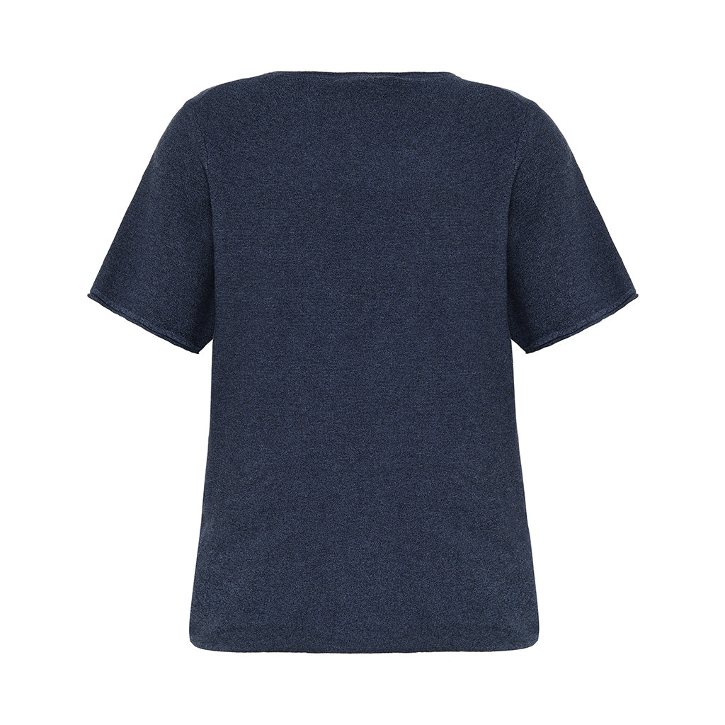 Back of the Midnight cotton crew Mia Top by Mansted