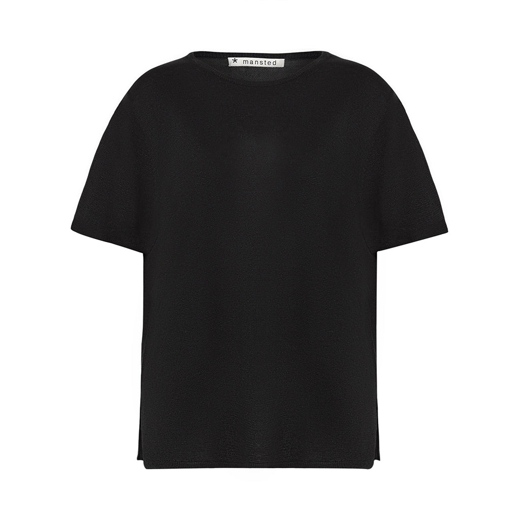 The Pilea linen Top by Mansted in Black