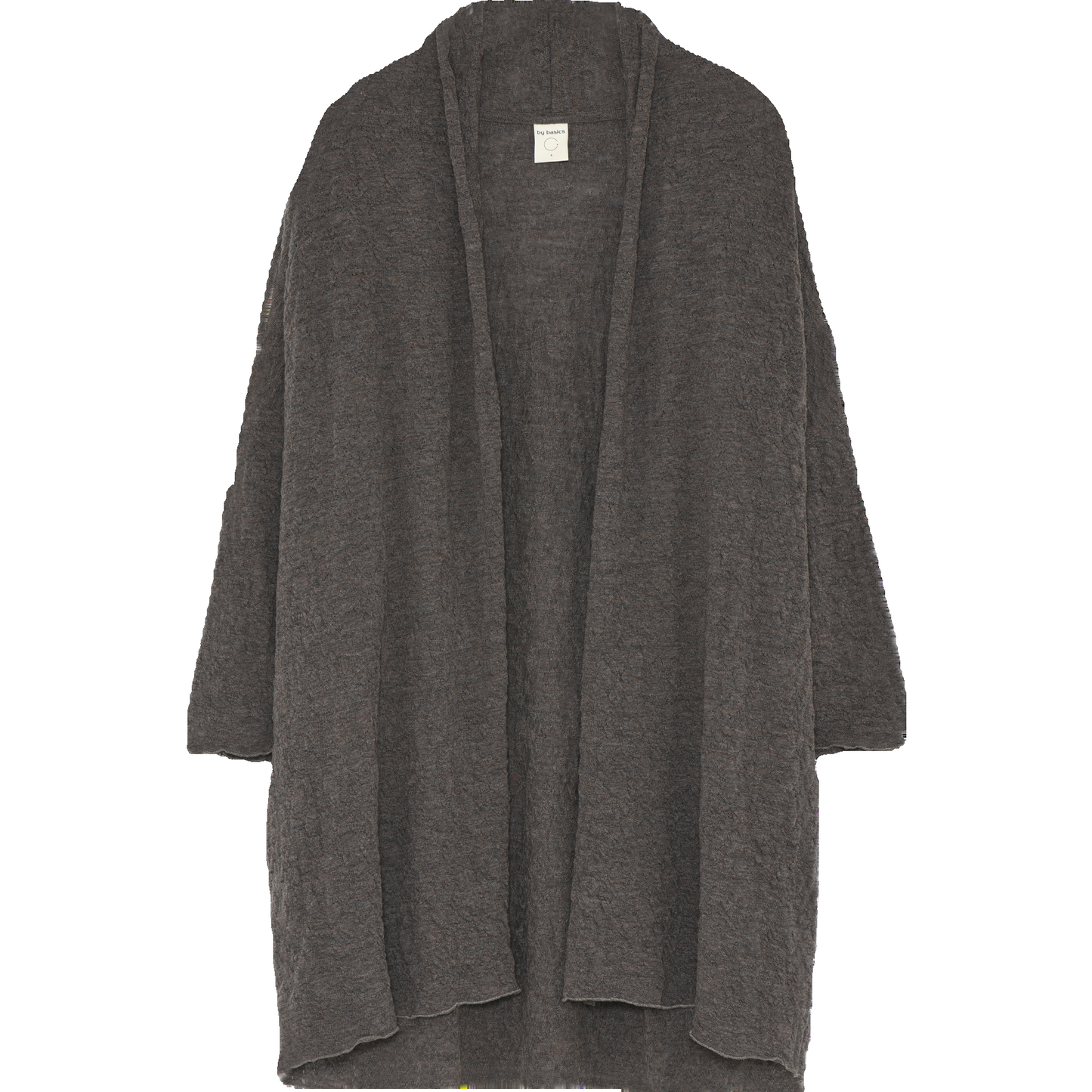 By Basics merino wool cardigan in brown