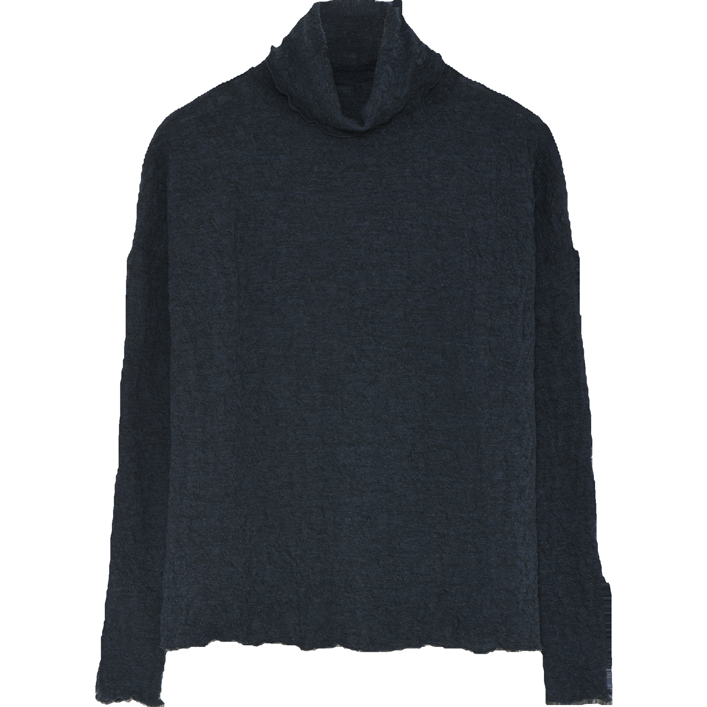 Navy wool skivvy from by basics in merino.