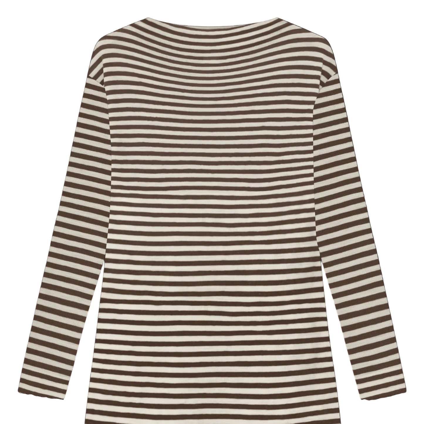 By Basics merino dress in earth stripe