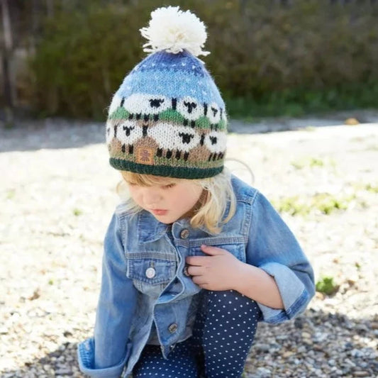 Childrens wool beanie.