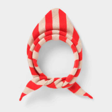 Jo Gordon triangle scarf luxury knitwear, merino wool.