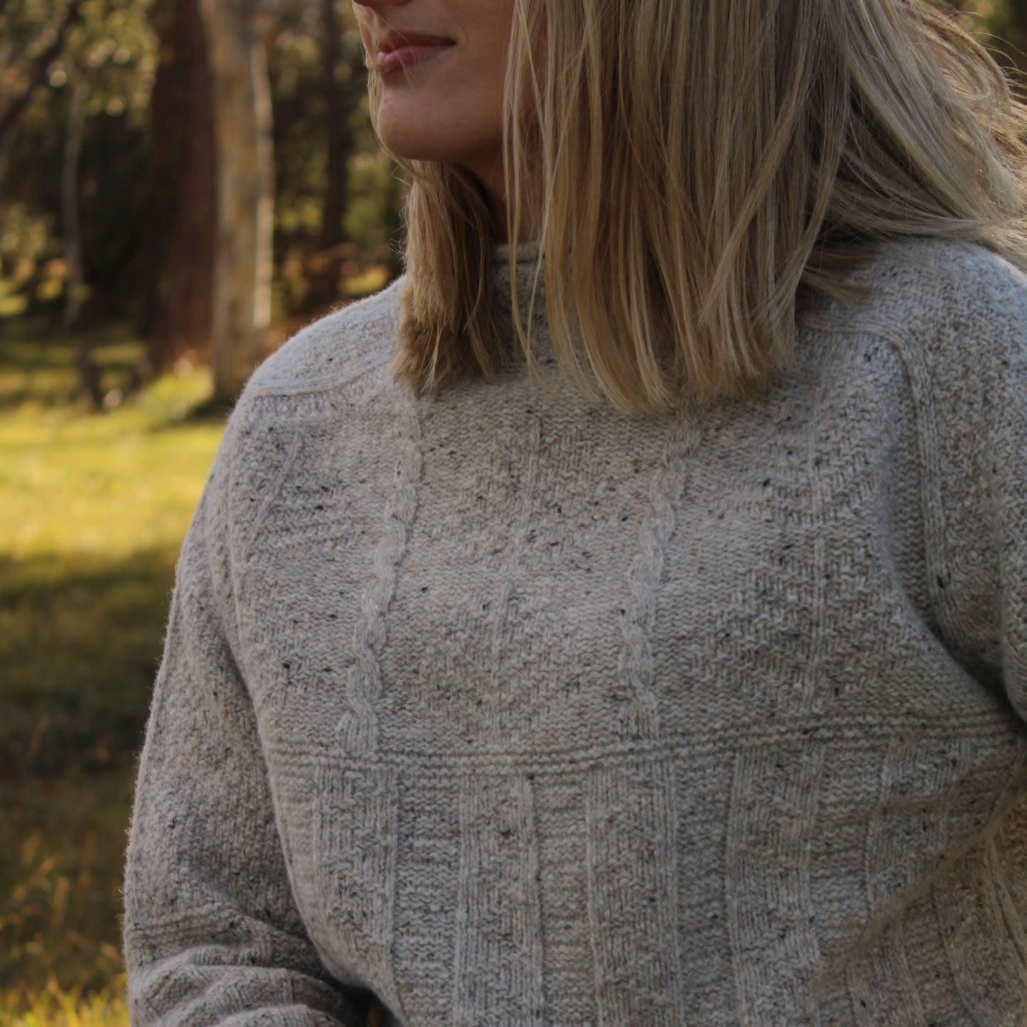 Harley Scotland Knitwear. Aran tunic.