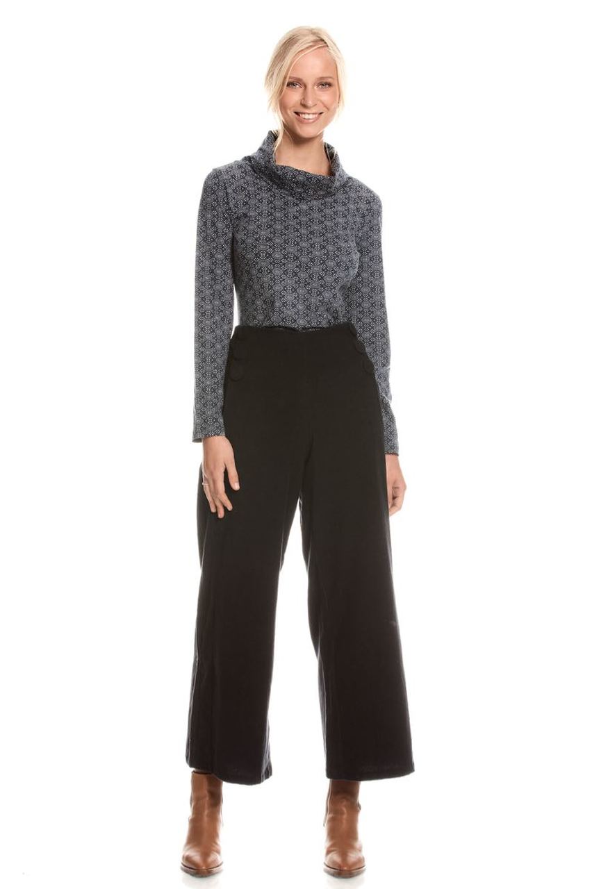 Talia Baby Cord Palazzos - Navy
