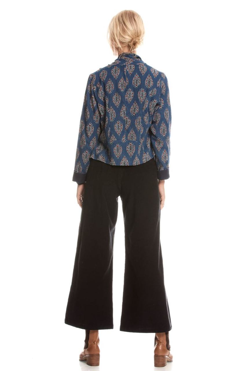 Talia Baby Cord Palazzos - Navy