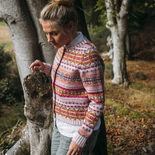 Eribe Westray Cardigan in Orange Burst