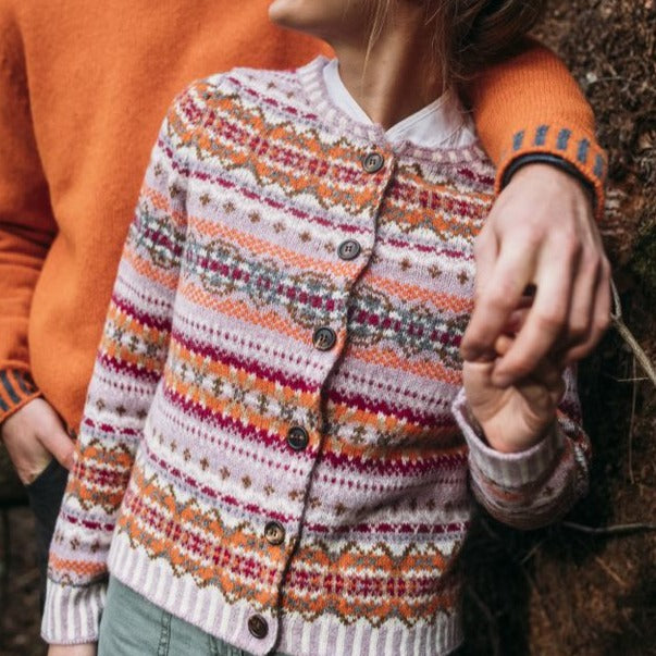 Quality Fairisle Scottish Knitwear. Eribe Cardigan