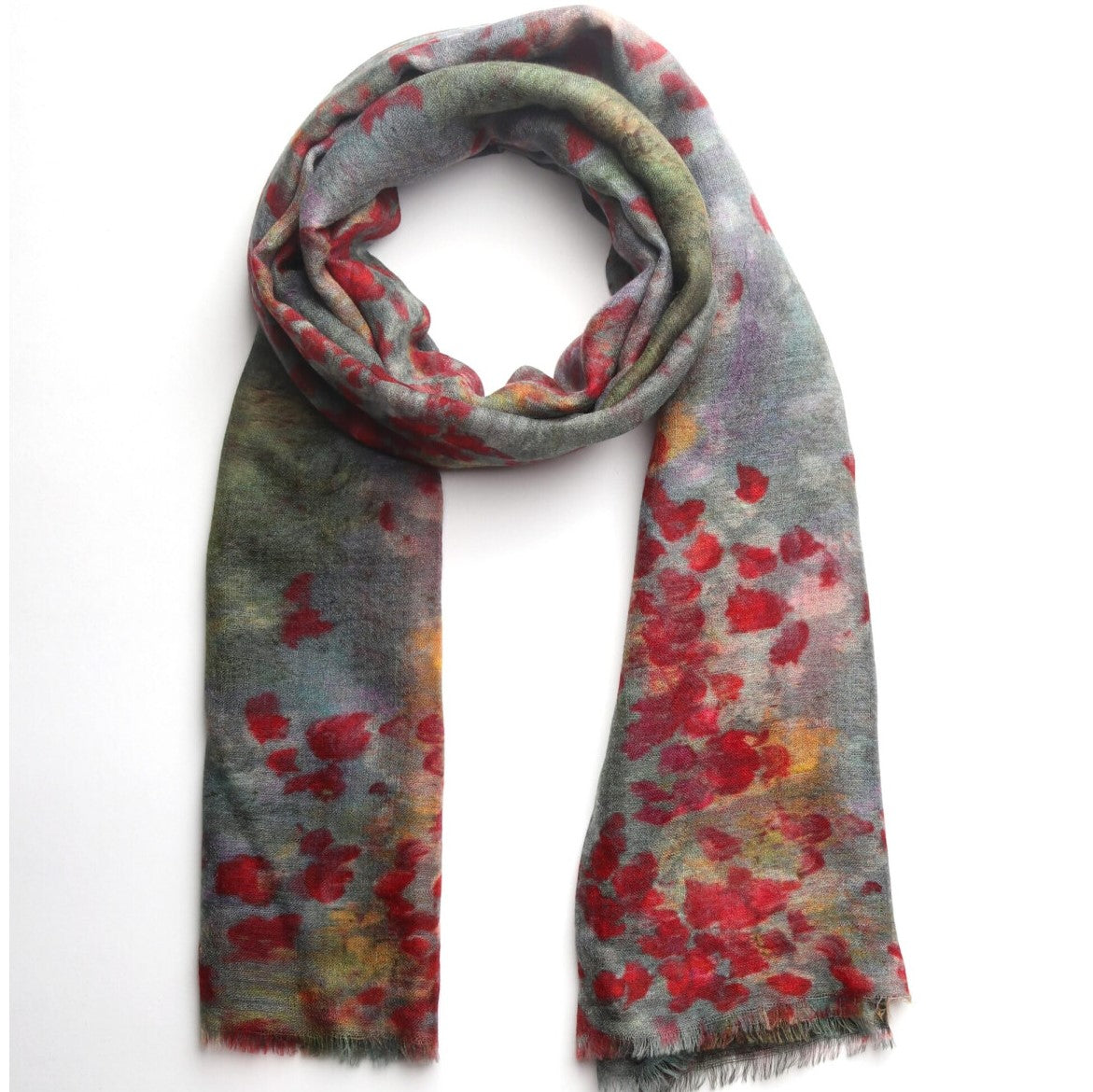 Namaskar Merino wool and silk scarf
