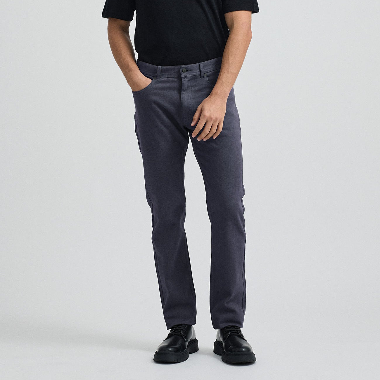 Toorallie mens regular straight leg jeans in blue stone