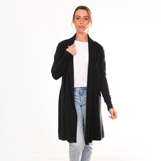 Bridge and Lord's Edge to Edge Cardigan in Coal for women