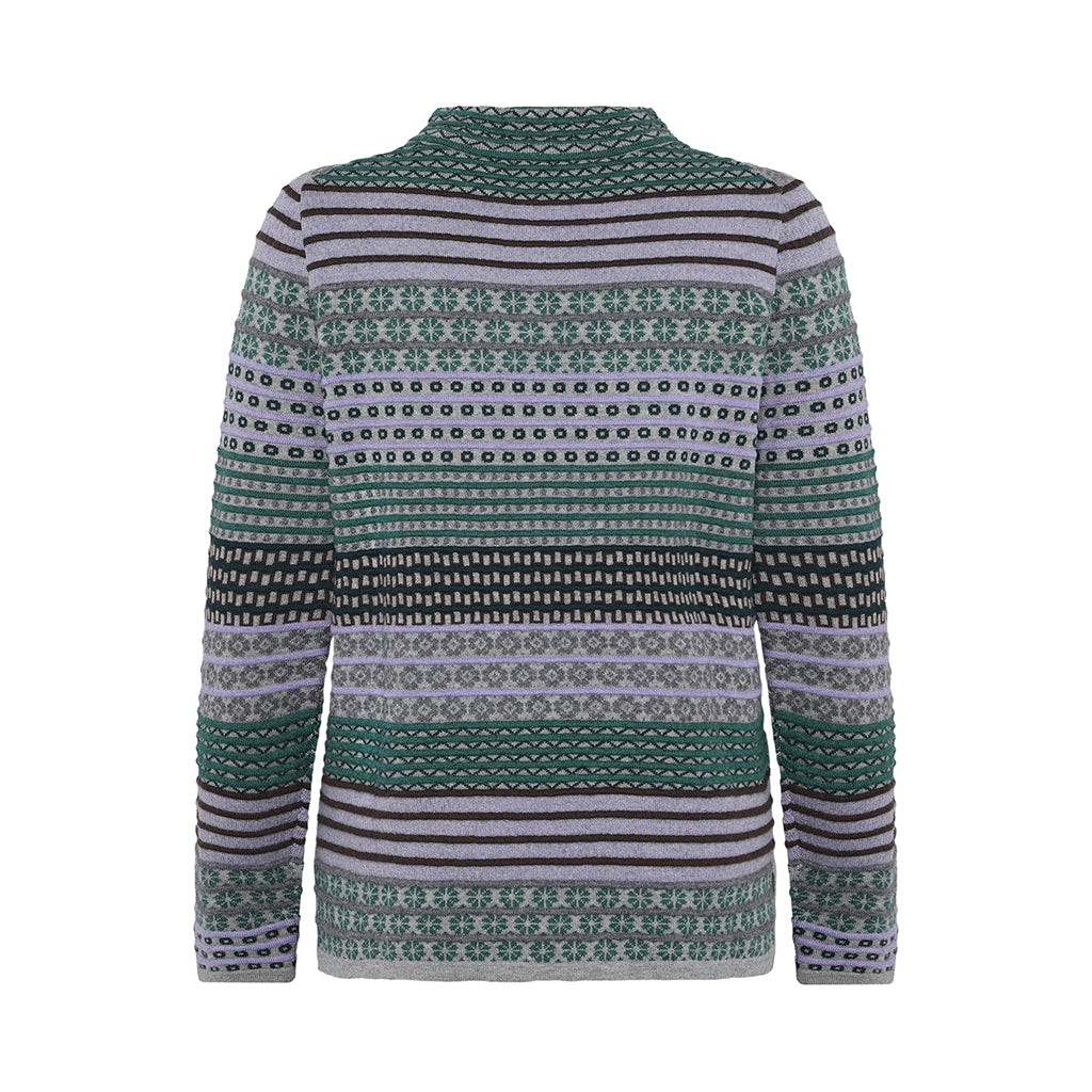 Back of the Beck Top in cotton by Mansted in Grey for women