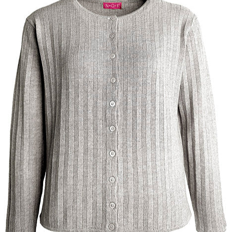 NOK Sapho Cardigan in Barely Blue by Charlotte Mansted