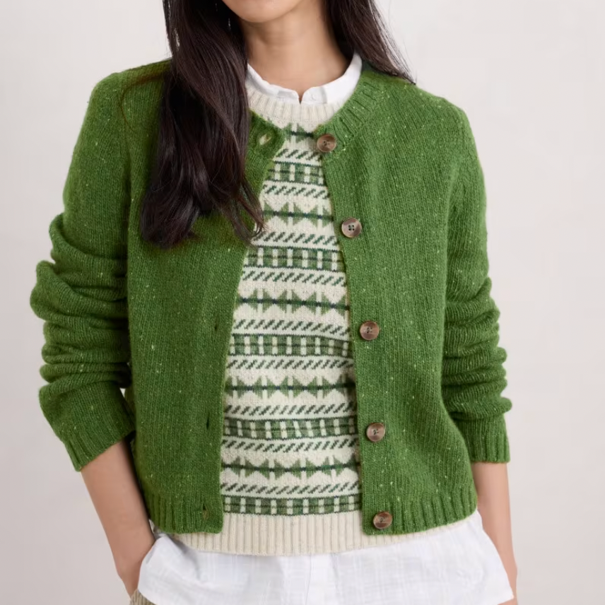 SEASALT's Dawson Pick Cardigan in Grassland