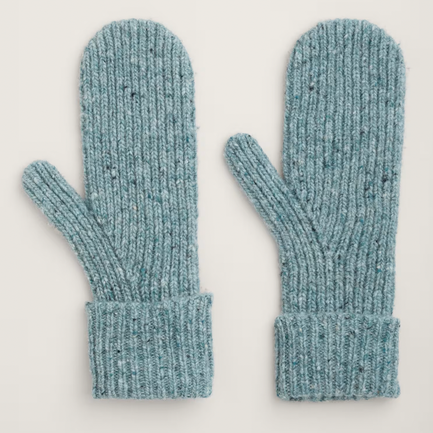 SEASALT's Driftmaker Knitted Mittens in Lichen