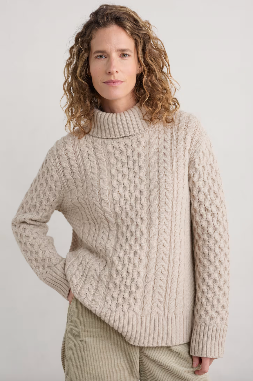 SEASALT's Pine Forest Jumper in Aran for women