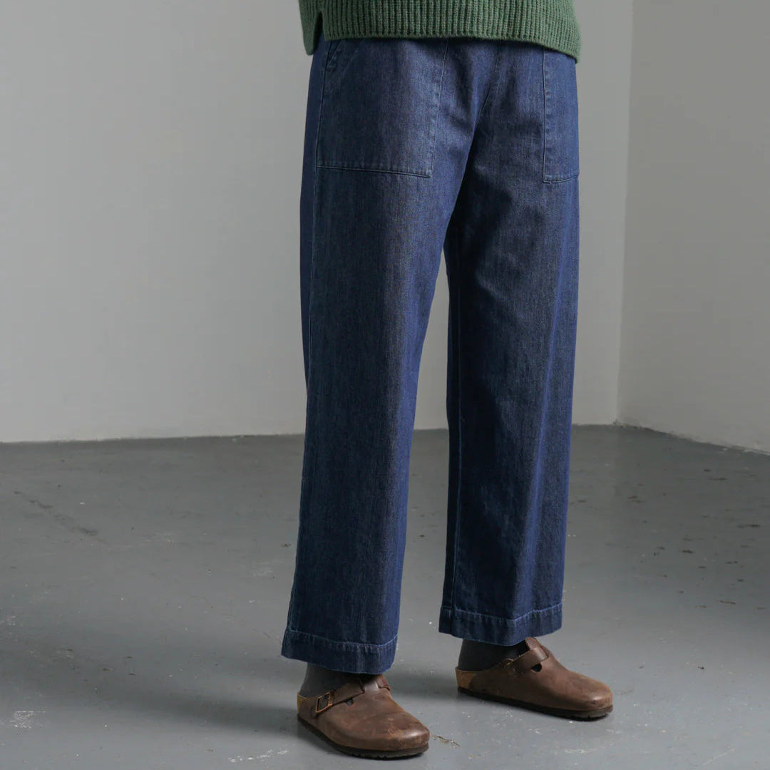 Denim pants - quality natural fibres at errima's Overflow.