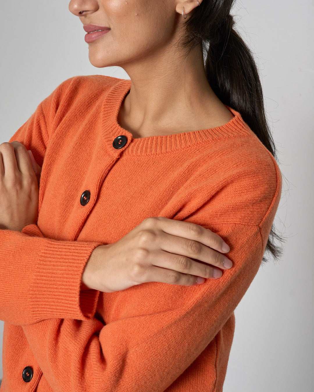 Bibico Eva Classic Cardi Mandarin Detail Berrimas Overflow