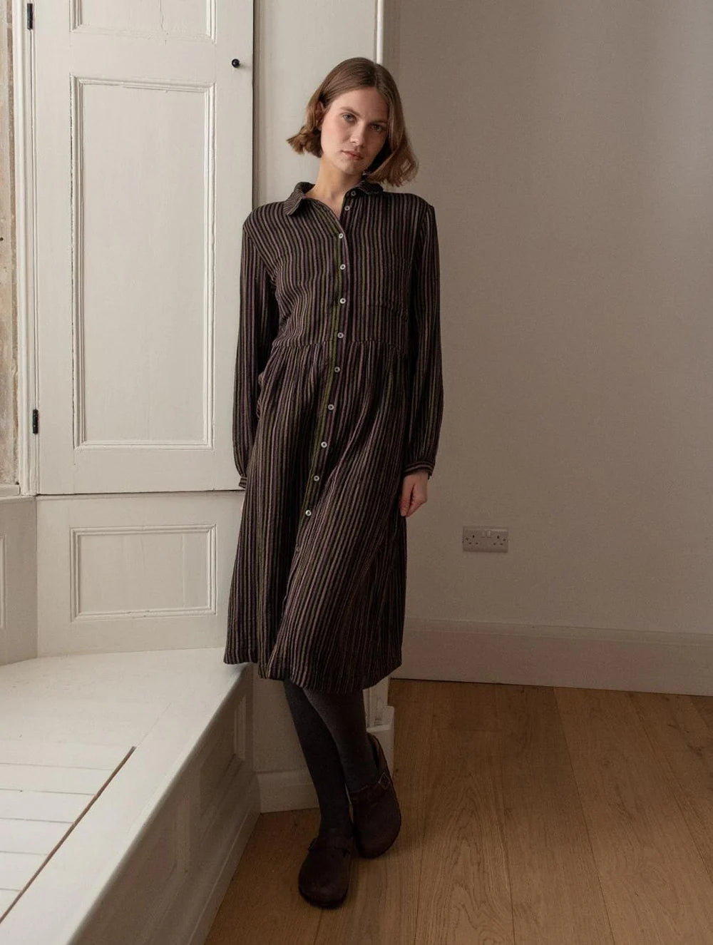Bibico Bea Shirtdress in stripe
