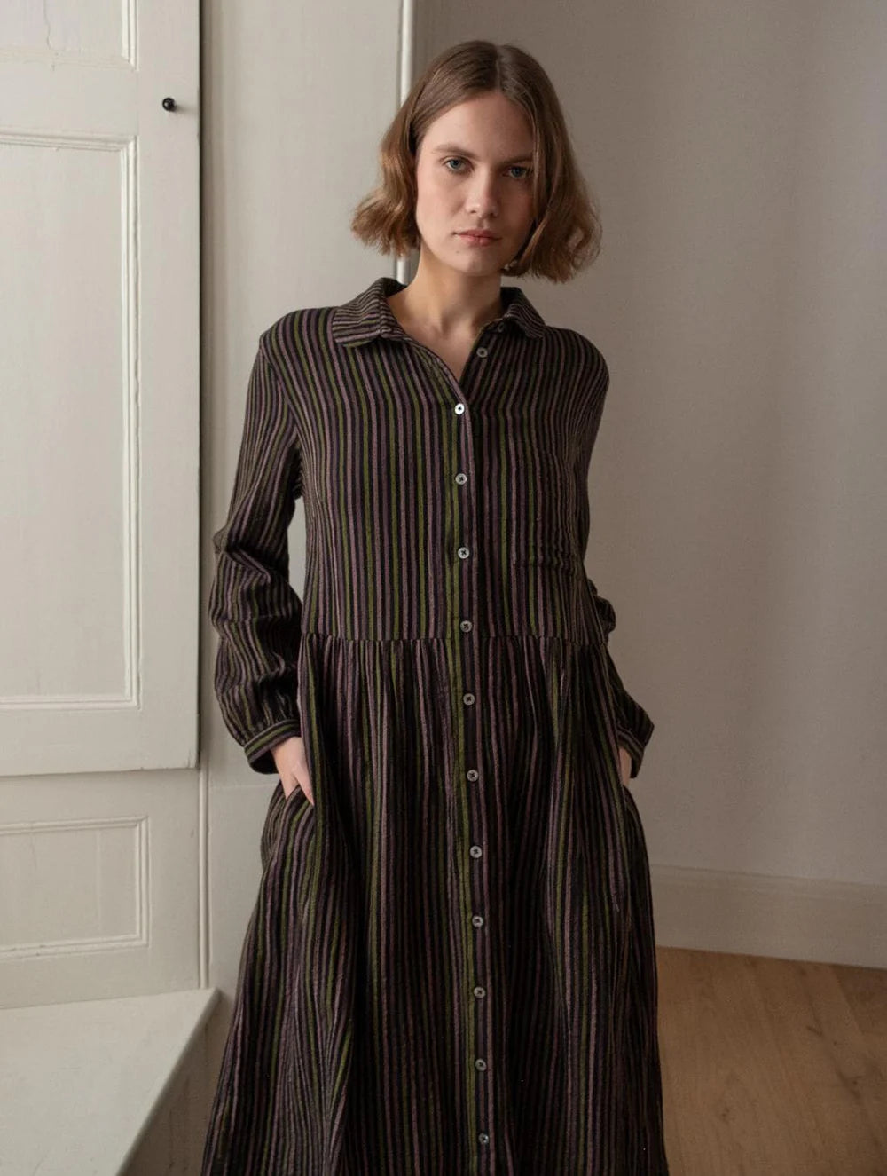 Bibico cotton fair trade shirt dress