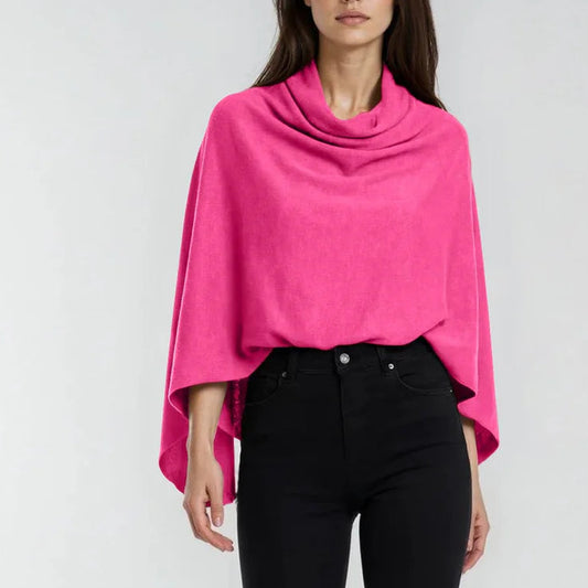 Bridge and Lord Rose Pink Wrap merino wool and cashmere