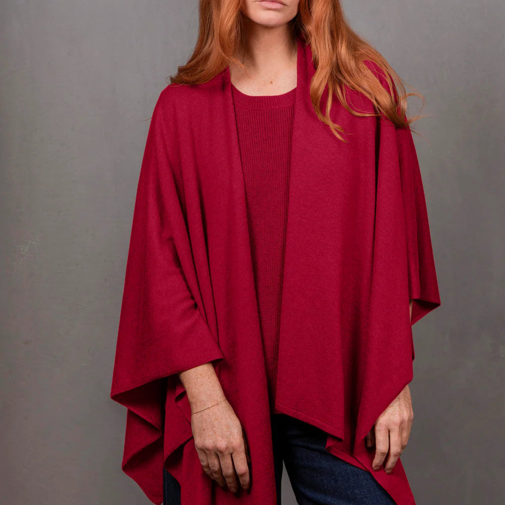 Bridge and Lord Wrap Topper Cassis
