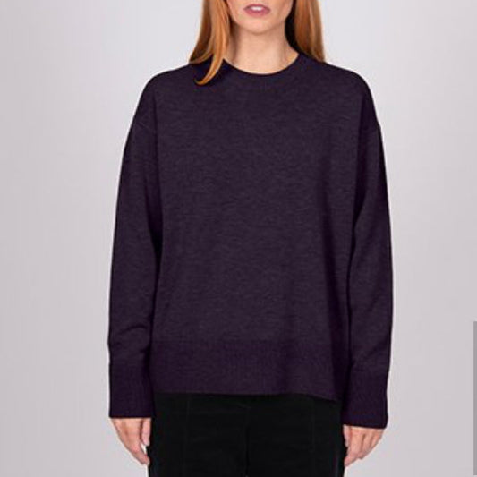 Bridge and Lord Boxy Pullover in Plum