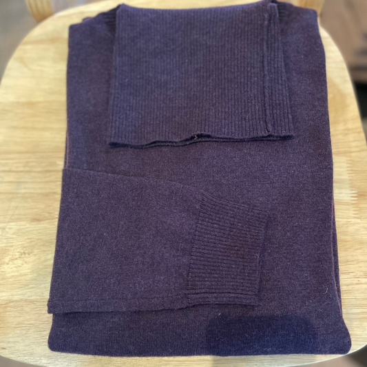 Bridge and Lord Women's roll neck Plum.