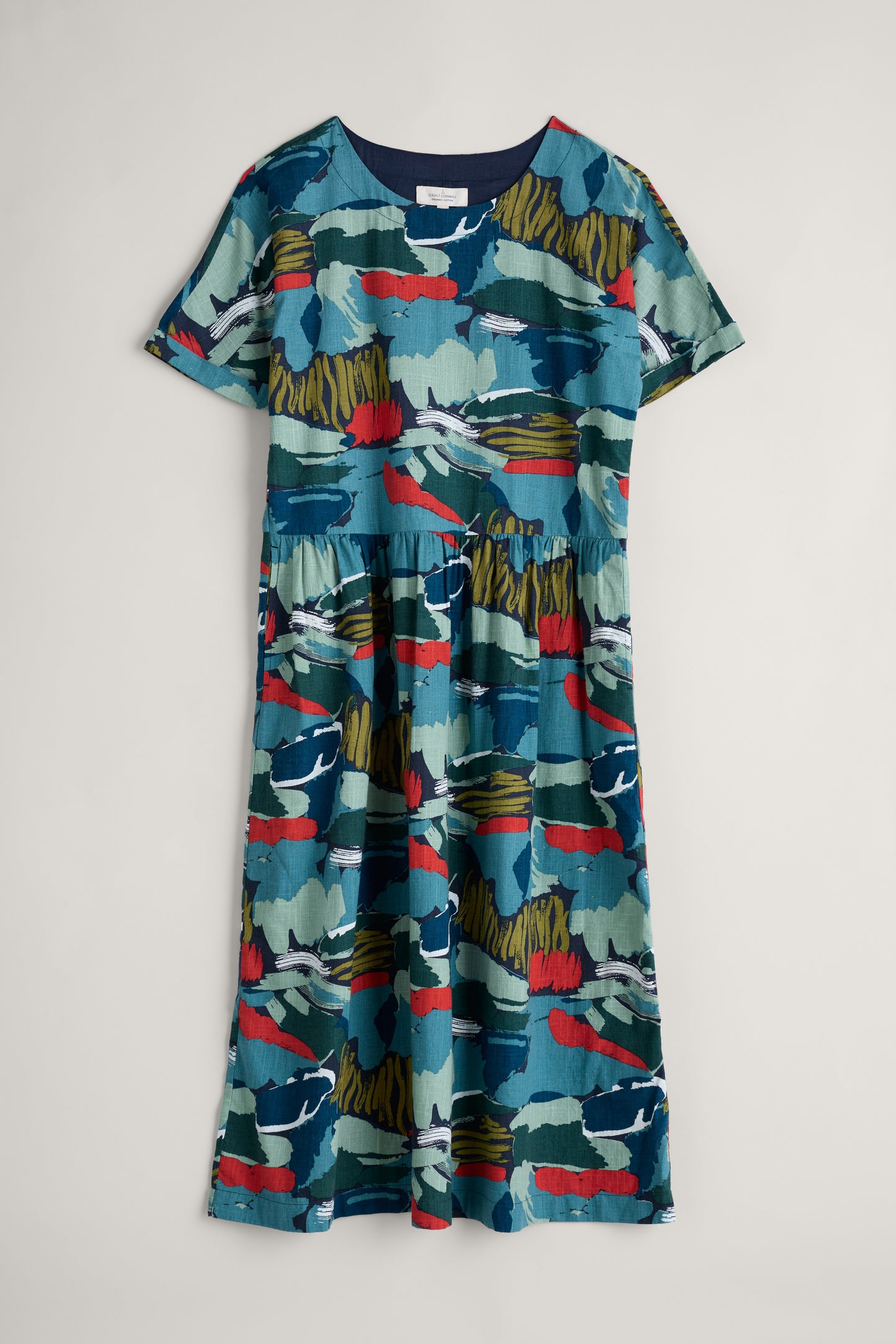 SEASALT's Brouse Dress in Painted Marsh Maritime