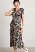 Seasalt Cornwall's Chacewater Dress in Fruit Garden Maritime is an elegant midi-length A-line dress.
