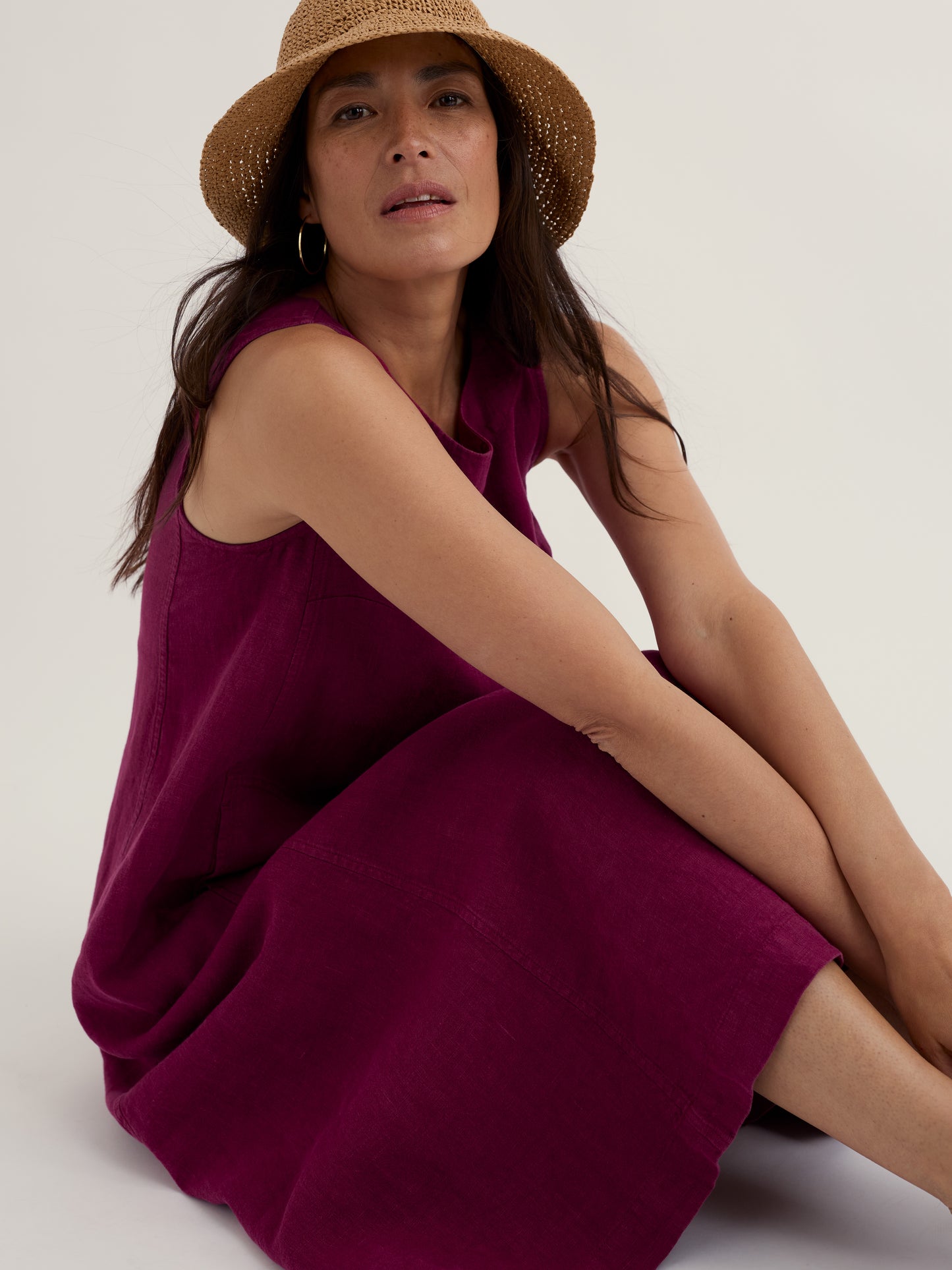 SEASALT Cornwall - Cresting Waves Dress - Dark Freesia