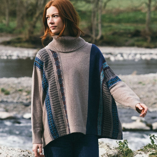 Cowl jumper Fairisle Eribe