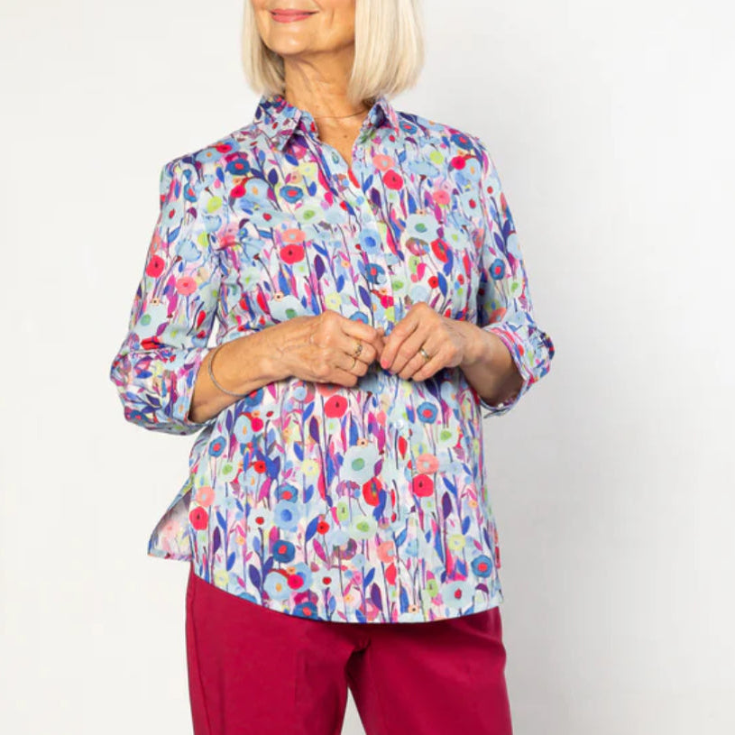 Equinox cotton shirt Poppies