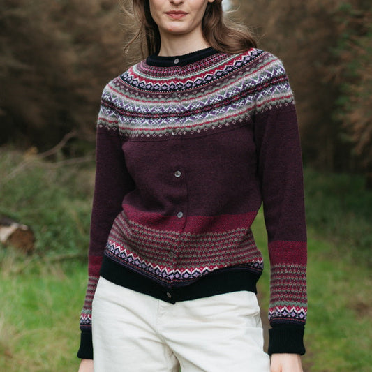 Eribe Alpine Cardigan in Tyrian