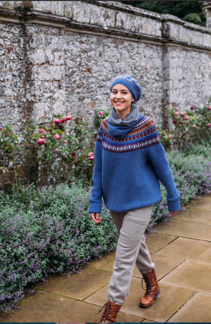 Eribé's Bowden Beret in Jeans