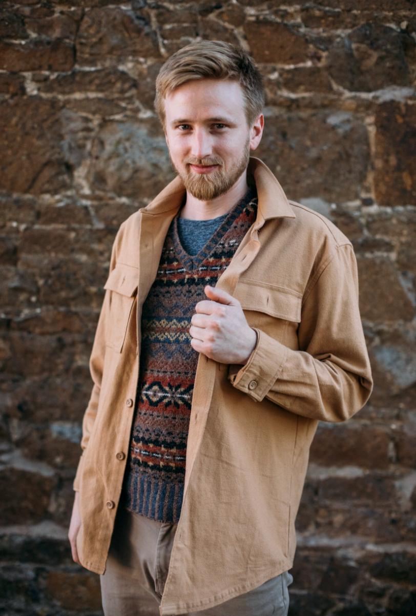 Eribe's Brodie Men's Vest in Redgrouse