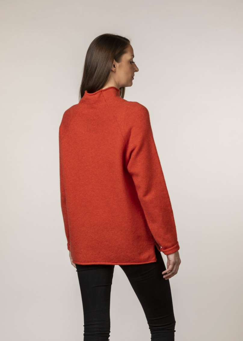 Eribe's Corry Raglan Sweater in Inferno for women