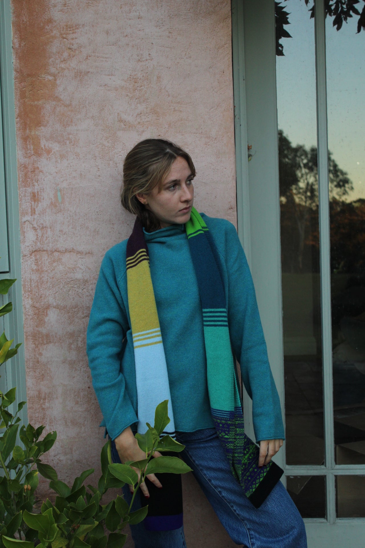 Eribe's Corry Raglan Sweater in Barracuda for women