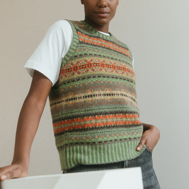 Eribe Vest Fairisle for women