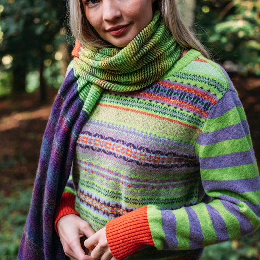 Eribé's Stobo Fair Isle Sweater in Luscious