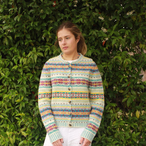 Eribe's Westray Cardigan in Budgie for women