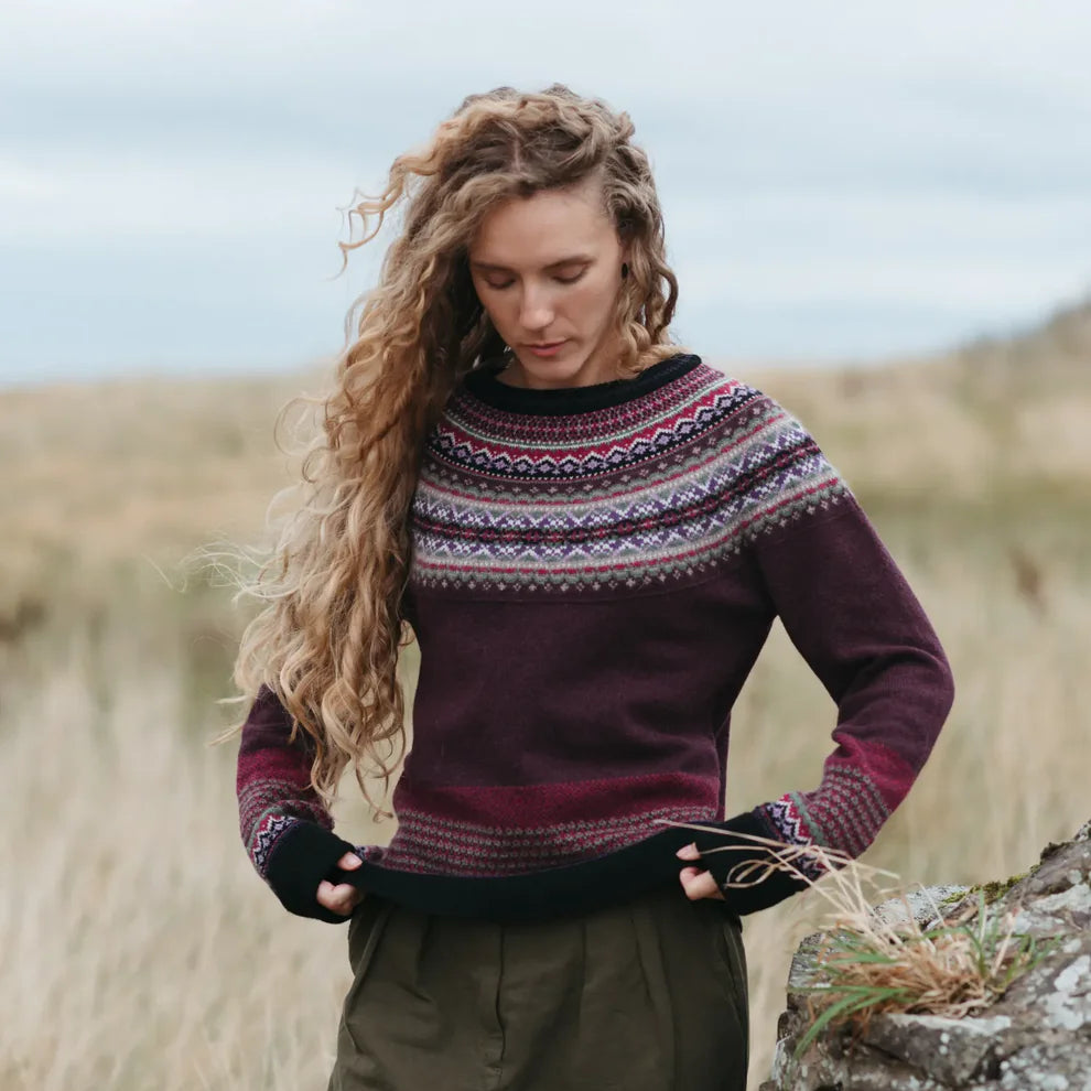 Eribe Alpine sweater Tyrian