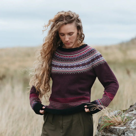 Eribe Alpine sweater Tyrian