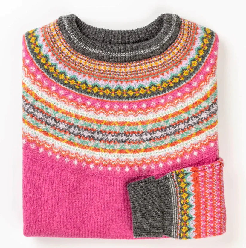 Eribe's Alpine Sweater for women in Fiesta pink