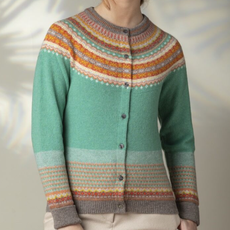 Eribe Alpine Cardigan Katie Morag Merino Wool.