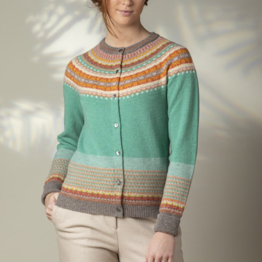 Fairisle cardigan from Eribe knitwear. Katie Morag available in Australia and New Zealand.