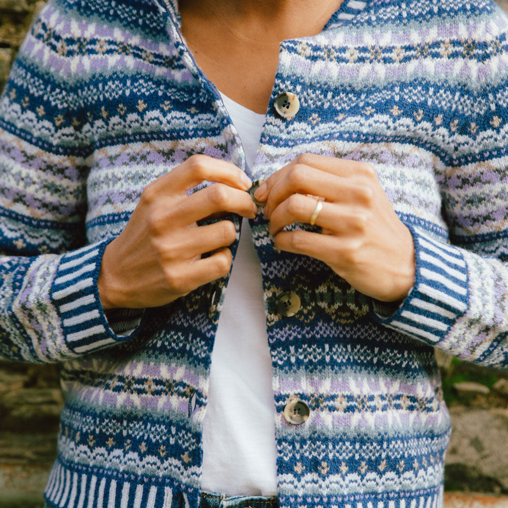 Eribe Kinross cardigan in Saphire