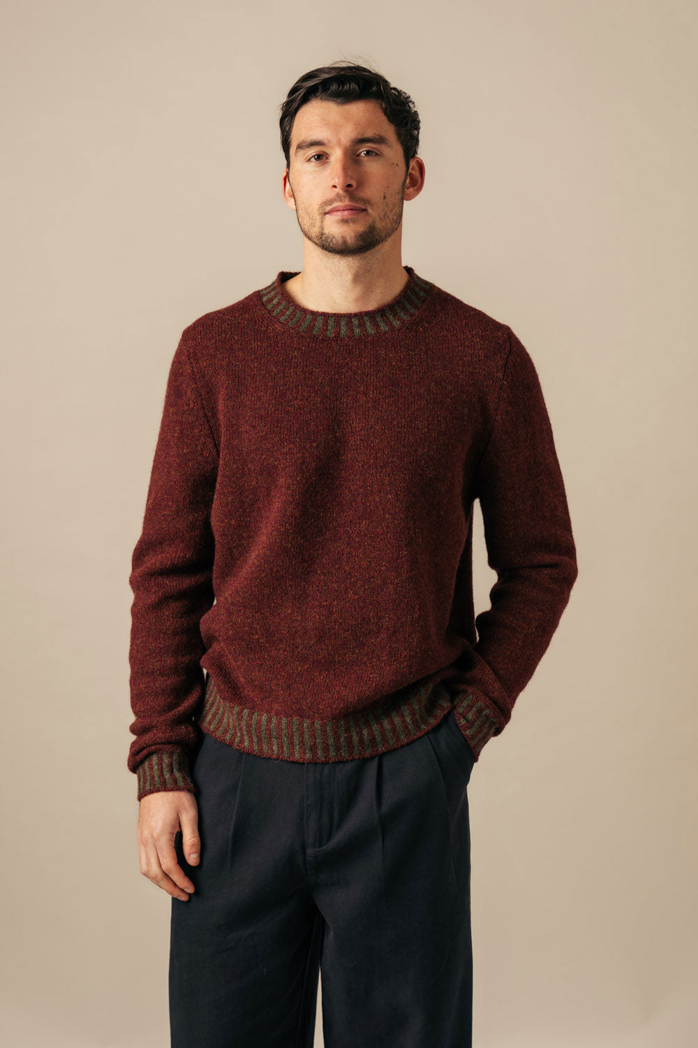 Eribe wool jumper for men